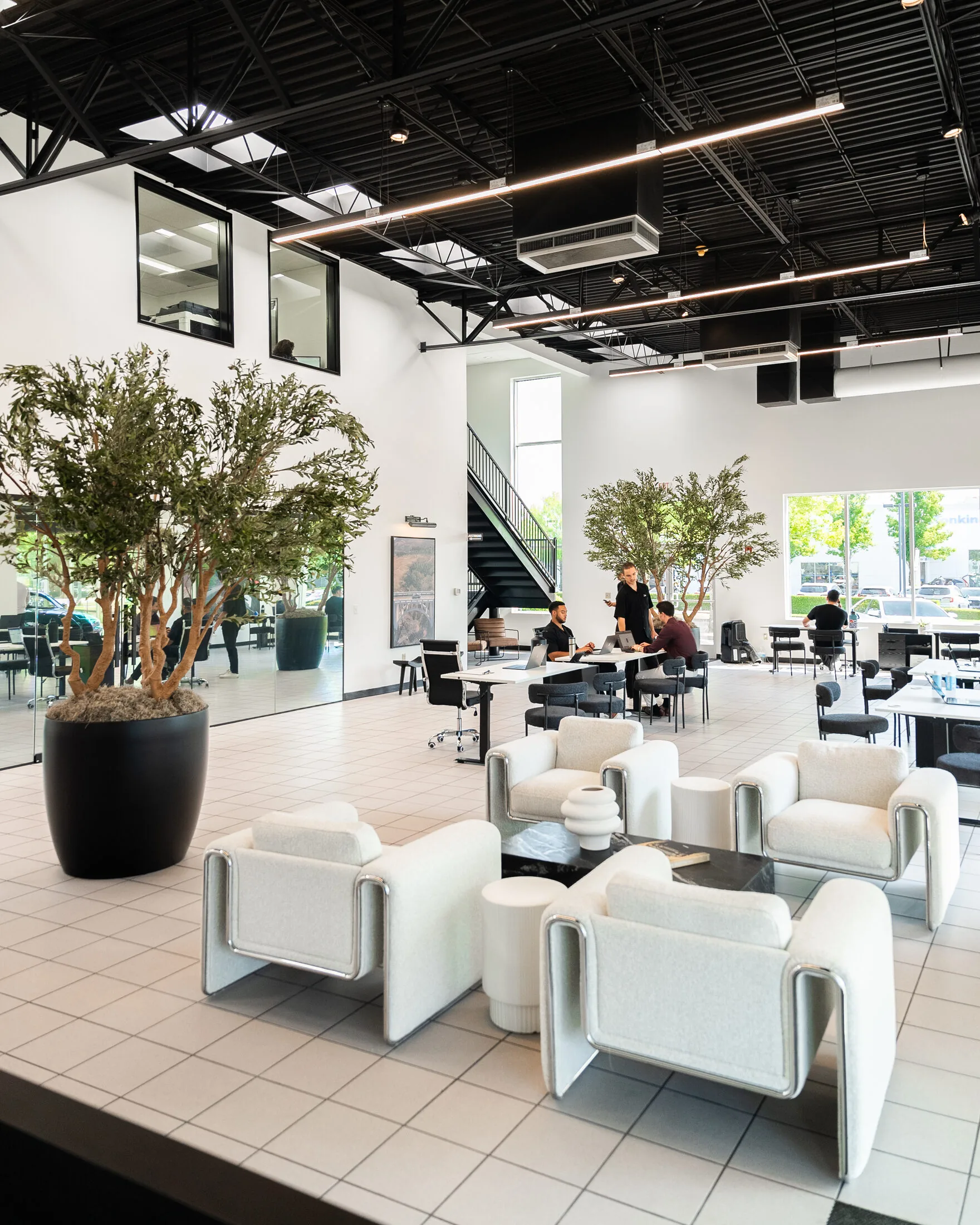 Diplomat Motors showroom lounge